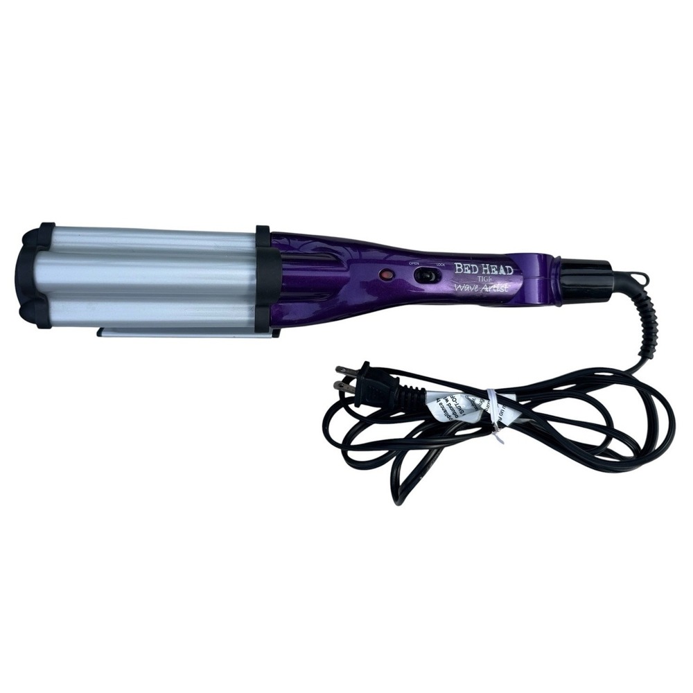 Bed Head by TIGI Wave Artist Generation 2 Deep Hair Waver/Waving Iron Purple EUC